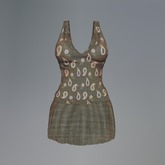 Smoke Paisley Mesh Dress box