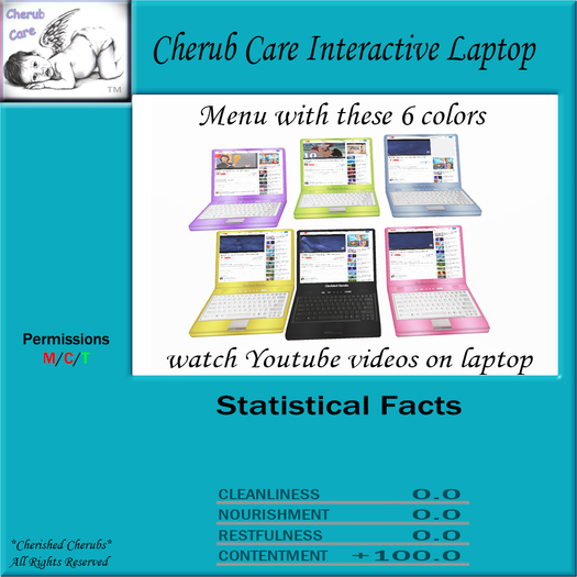 Cherub Care Interactive Laptop (Boxed)