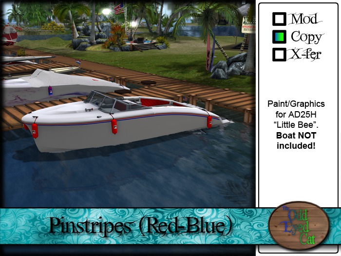>^OeC^< - AD25H "Pinstripes (Red-Blue)" Custom Paint