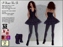 Crazy Pastry Designs "I didn't do it" MESH Dress with appliers