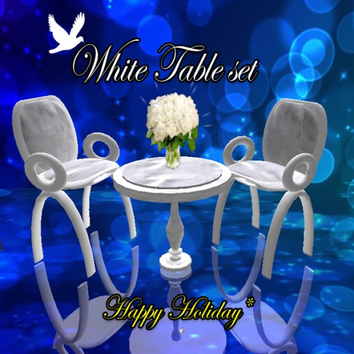 White Table Set