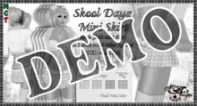 {Ms. B. Designs} Demo Skool Dayz Mini Skirt 