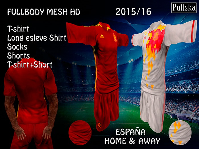KITS SPAIN HOME / AWAY 15/16