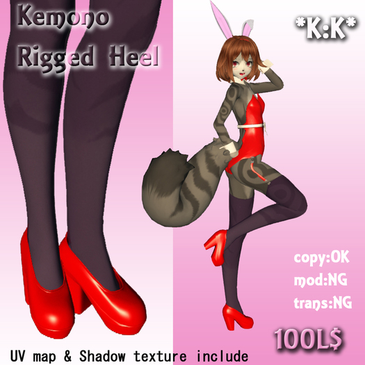 *K'K* Kemono Rigged Heel