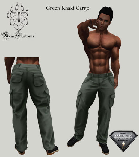 Green Khaki Cargo