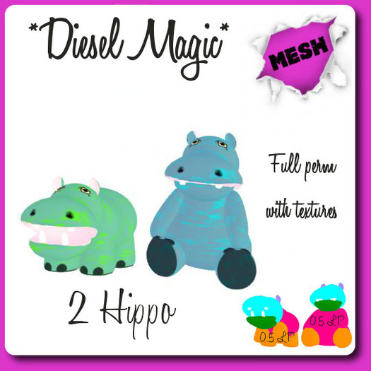 *Diesel Magic* hippo