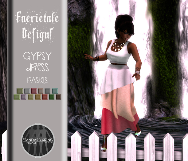 *FD* Gypsy Dress - Pastels