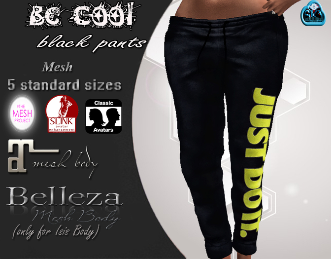 ::::BeCool::::Black Pants
