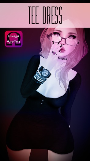 [-S-] Tee Dress - White