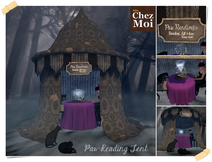 CHEZ MOI ♥ Paw Readings Tent