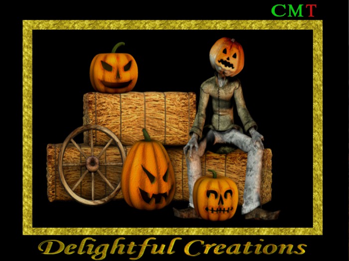 Scarecrow on Haybales