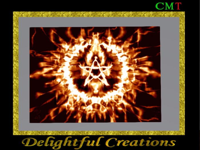 Pentagram Rug with Emitter