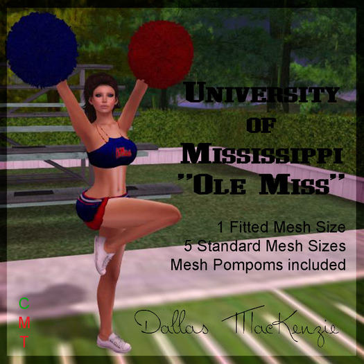 .::DM::. SEC Cheerleader Uniform v1 - OLE MISS