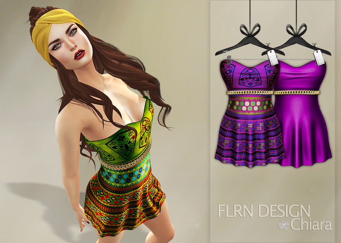 [FLRN] Chiara Dress Purple