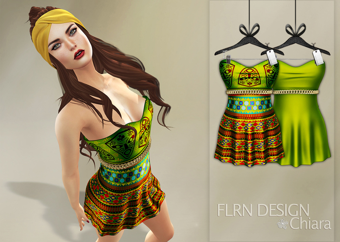 [FLRN] Chiara Dress Green