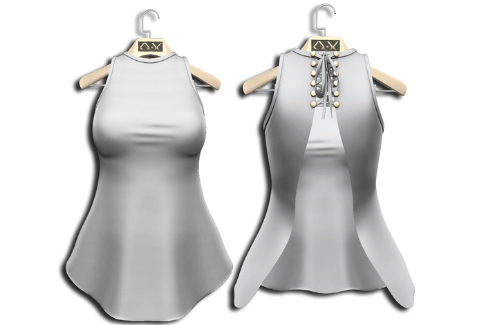 .:Vitrimi:. Open Back Top White