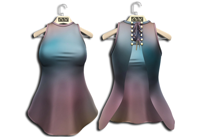 .:Vitrimi:. Open Back Top Rainbow