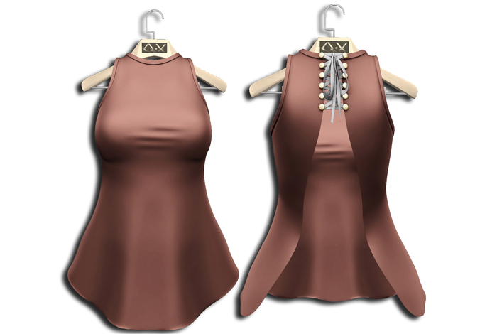 .:Vitrimi:. Open Back Top Peach