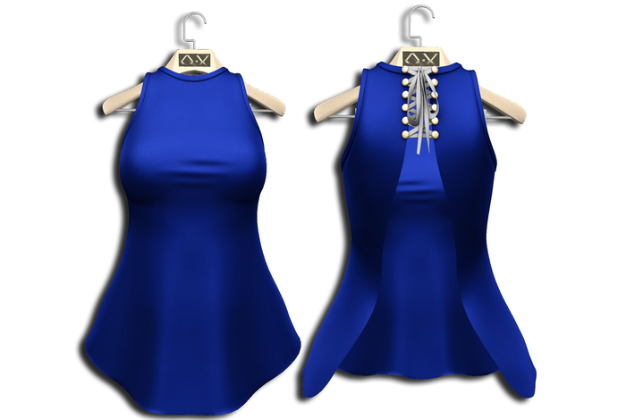 .:Vitrimi:. Open Back Top Navy