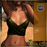 =Mirage= Animal Skin Wrap Tops DEMO (wear & touch)