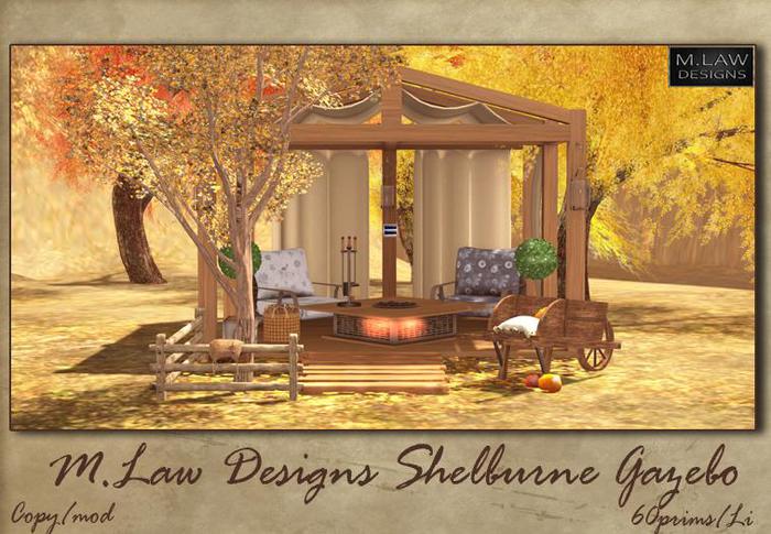 .:M.LAW:. Shelburne Autumn Gazebo Box