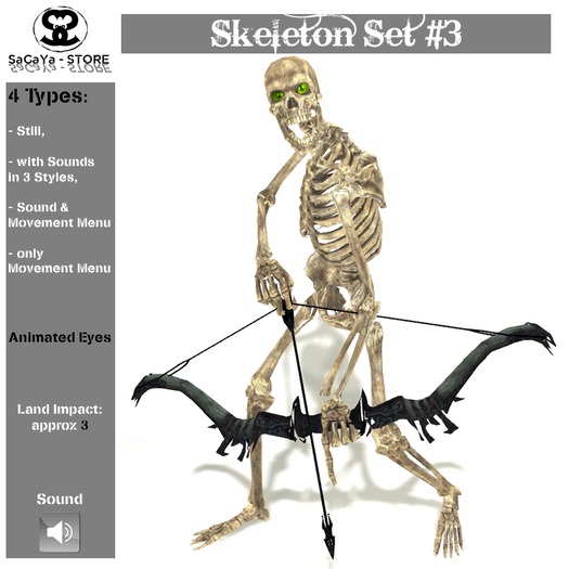 SaCaYa - Skeleton Set #3