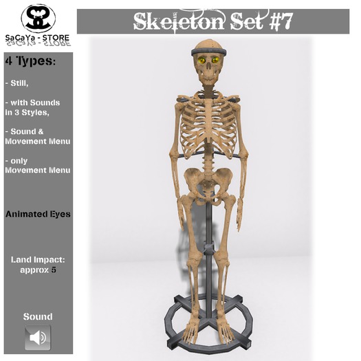 SaCaYa - Skeleton Set #7