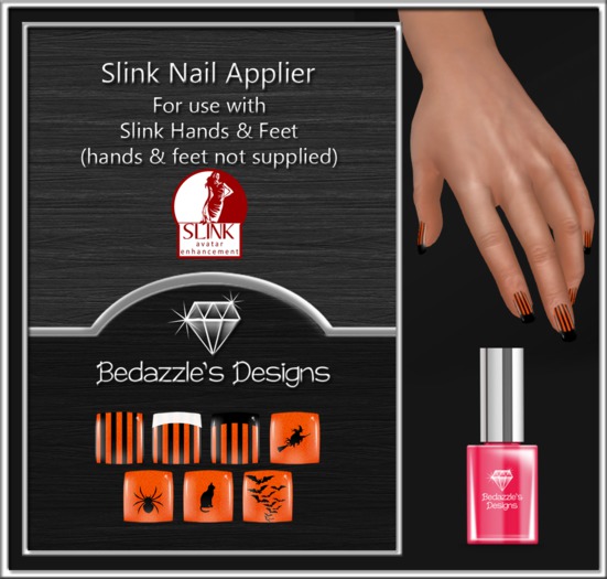 *BD* Halloween 2015 nails ORANGE SLINK
