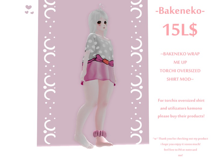 .*.Bakeneko.*. ~ Wrap Me Up Mod - Oversized shirt