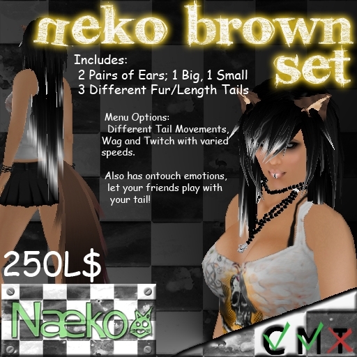 [Naeko] Neko Brown Set