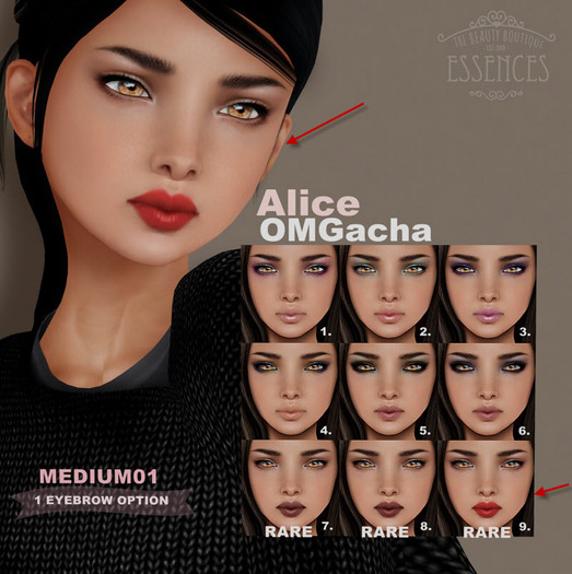 Essences [Alice OMGacha08] medium01 *brunette* RARE
