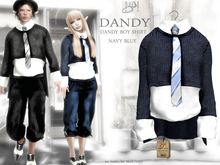 !gO! Dandy Boy shirt - Navy blue