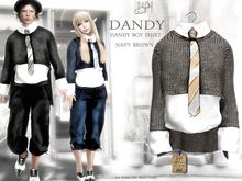 !gO! Dandy Boy shirt - Brown