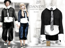 !gO! Dandy Boy shirt - Black