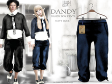 !gO! Dandy Boy pants - Navy blue