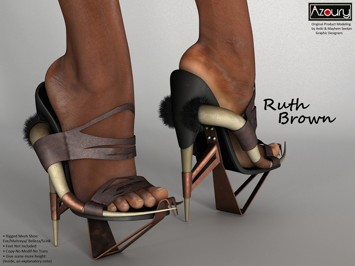 AZOURY - Ruth Shoe (Brown)