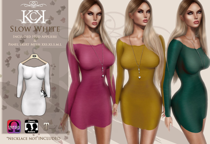 :::KC::: Slow Dress White