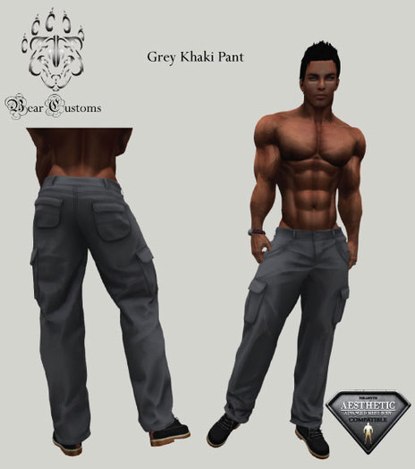 Grey Khaki Cargo