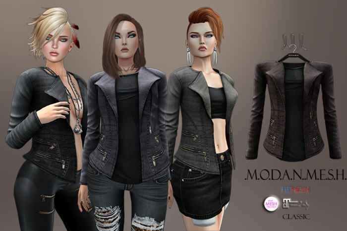 .M.O.D.A.N..M.E.S.H. Jacket Brown