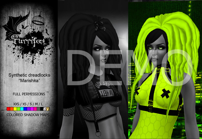 <Purrrfect> Synthetic dreadlocks "Marishka" [DEMO]