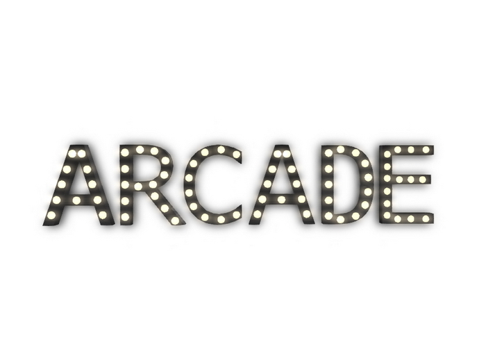 [Px] "ARCADE" Illuminated Light Bulbs Sign