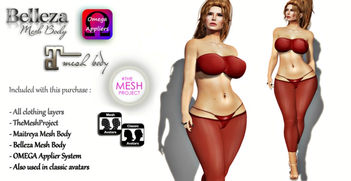 :: Millenaire :: Outfit 2 {Appliers} :: Red