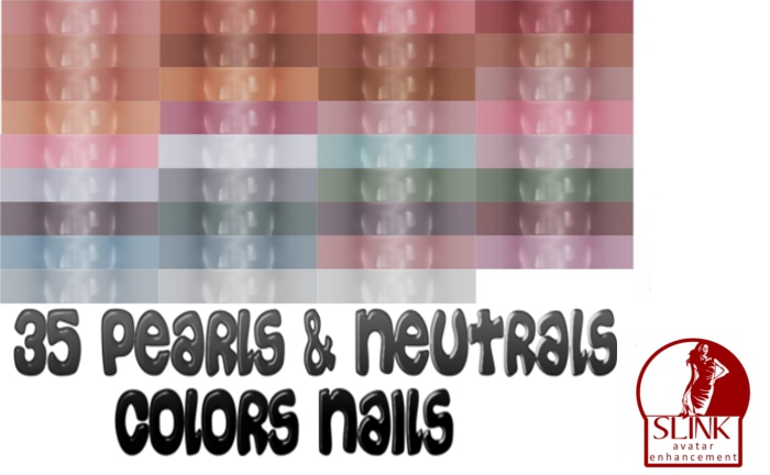 Slink Pearls & Neutrals 35 Fingernails & Toenails Fat Pack