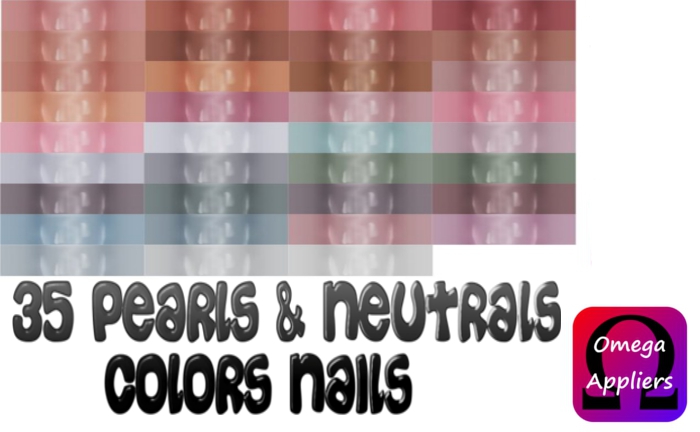 Omega Pearls & Neutrals 35 Fingernails & Toenails Fat Pack