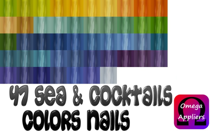 Omega Sea & Cocktails 47 Fingernails & Toenails Fat Pack