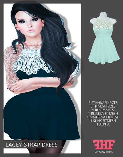 -FORZE- Lacey Strap Dress -DEMO