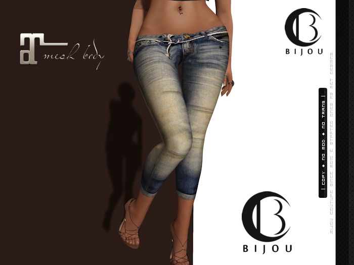 | .Bijou. | Rope Jeans Long! ~ Maitreya Applier ONLY !!!
