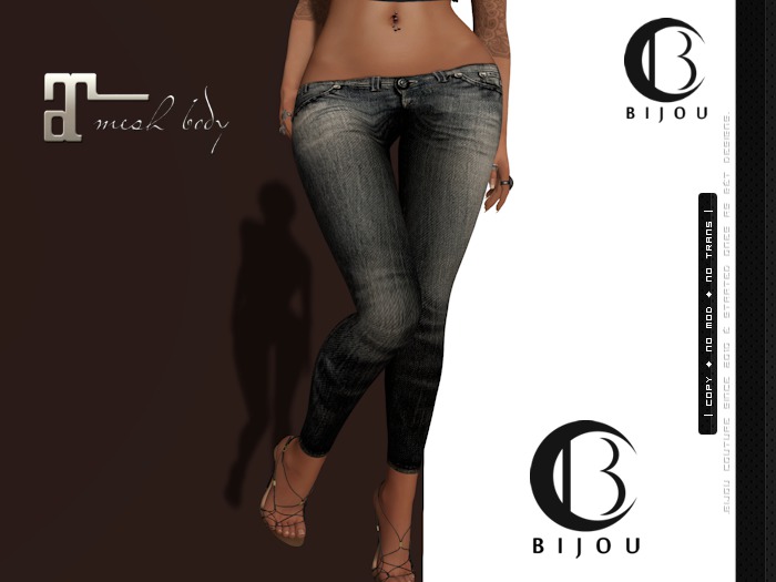 | .Bijou. | Casual Jeans Long! ~ Maitreya Applier ONLY !!!