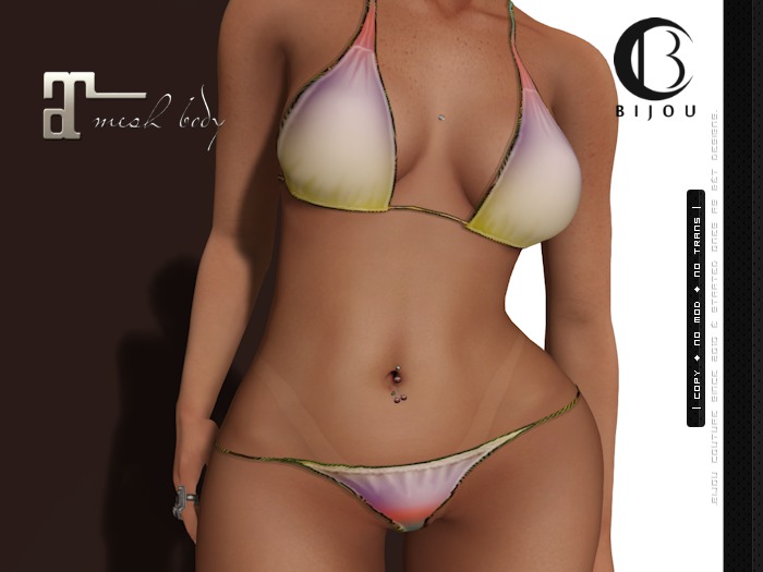 | .Bijou. | Rainbow Bikini A! ~ Maitreya Applier ONLY !!!