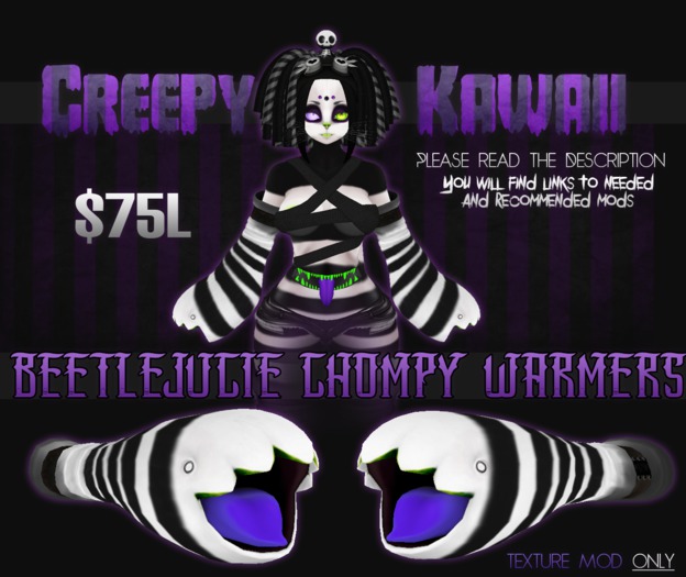 {Creepy Kawaii} Beetlejuice Chompers - Texture Mod